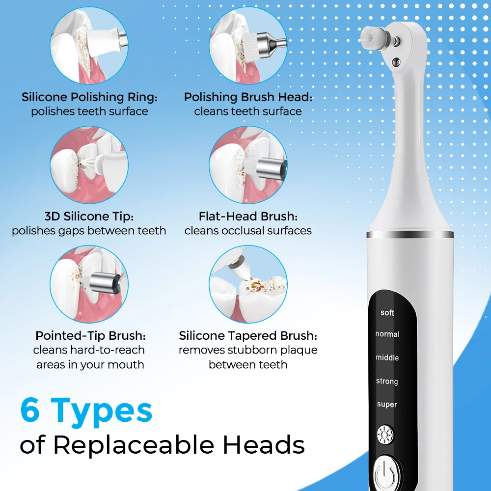Electric Tooth Polisher Teeth  - Orbital Polisher Da recension och pris